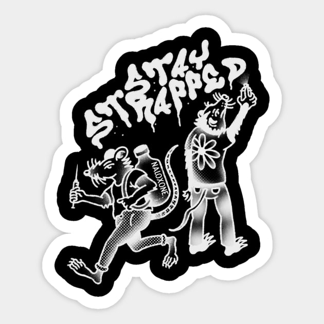 Stay Strapped Sticker by CORE Eugene